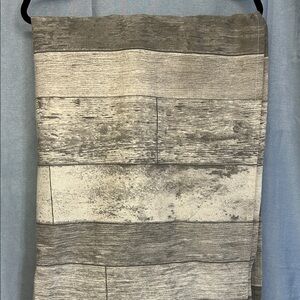 BOUCLAIR Rustic Shower Curtain  Grey Wood Barn Door Country Shower Curtain